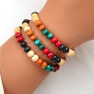 3pcs colorful beaded bracelet ✨
